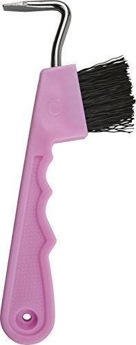 Hufkratzer mit Bürste, rosa