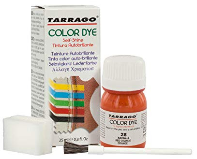 Tarrago Color Dye 25ml, Zapatos y Bolsos Unisex Adulto, Naranja (Red Orange 28), 20 mL
