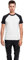 Urban Classics Herren Raglan Contrast Tee – Slim Fit T-Shirt mit Kontrastärmeln, Rundhalsausschnitt, sportlicher Look, weicher Baumwollmix, Basic Style,Wht/Blk,XXL