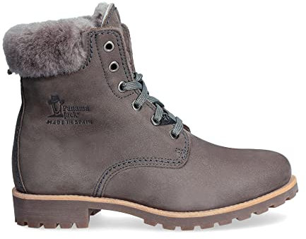 Panama Jack Damen Panama 03 Igloo Stiefeletten, B20 Nobuck Grau/Grau, 41 EU