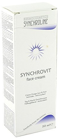 Synchroline - Synchrovit Face Cream Anti-Falten-Gesichtscreme 50 ml mit mikroverkapseltem Retinol, Hyaluronsäure und Vitamin E, regenerierend und straffend, Made in Italy