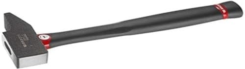 FACOM - Marteau de Mécanicien Rivoir - 200C.50 - Manche de Sécurité Ergonomique Noyau Graphite - Faibles Vibrations de Frappe - Pour Plier, Pointer et Redresser le Métal - Grande Robustesse