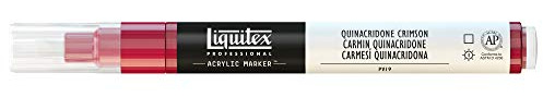 Liquitex Professional Fine Paint Marker, 8mm, Quinacridone Crimson