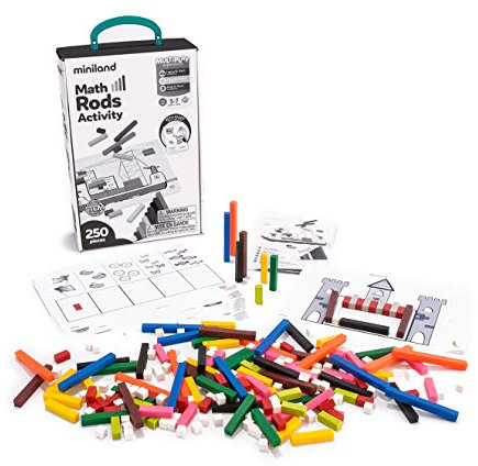 Miniland Regletas Juego Matemático (250 Piezas) - 95064