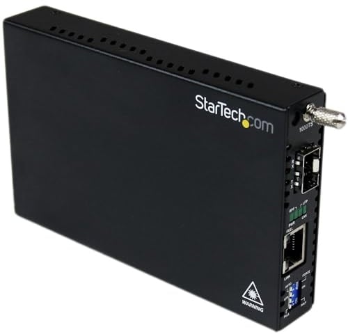 StarTech Gigabit Ethernet Fiber Media Converter, TAA (ET91000SFP2)