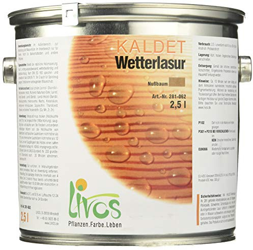 LIVOS KALDET Wetterlasur Nr. 281 (2,5L)