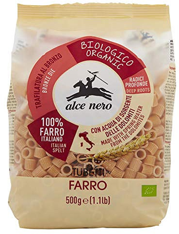 Alce Nero Organic Tubetti Farro -500 g / 1.1 lb.