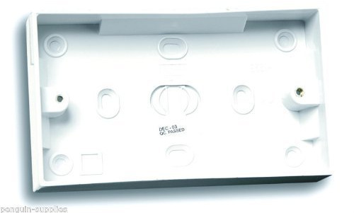 2 GANG 47MM DEEP SURFACE PATTRESS BACK BOX LG8388-47