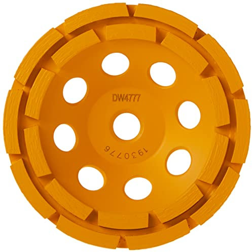 DEWALT Concrete Grinding Wheel, Double Row, Diamond Cup, 5-Inch (DW4777)