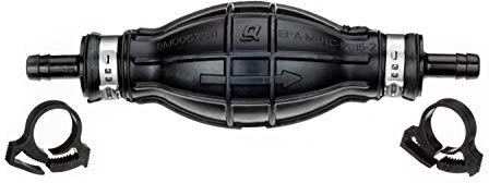 Quicksilver 8M0061875 Primerpumpe mit 2 Schlauchschellen für 5/16 (8mm) Kraftstoffleitungen