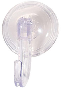 Premier Clear Door Suction Cup Clamp Wreath Hanger Hook, One Size, (72019-1C)