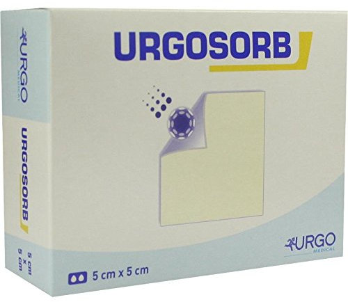 URGOSORB 5x5 cm Kompressen 10 St