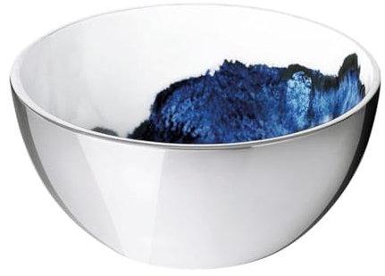 Stelton Stockholm, Ø 100, Mini-Aquatic Schale, Aluminium und gebrannte, 11 x 6 x 10 cm