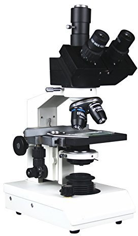 Radical 2500X Led Trinocular Medical Compound Clinical Vet Doctor Lab Microscope W Battery Backup And Camera Port