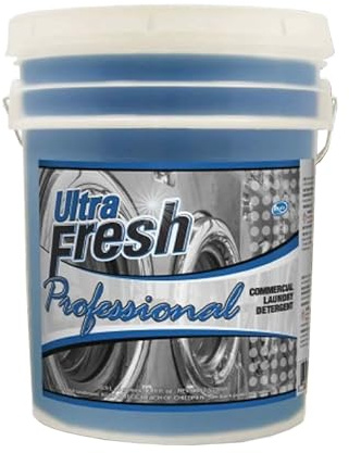 Ultra Fresh® Professional™ Commercial Laundry Detergent, 5 Gallons – Liquid with Easy Dispensing Pump for All Machine Types, up to 640 Loads