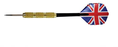 Karella Blister Darts 18 g für Steel oder Softdart, Dartpfeile aus Iron mit Shaft und Flights