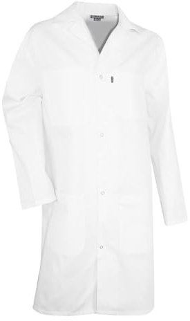 Blouse Blanche de Chimie Mixte 100% Coton (4)