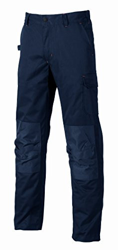 Pantaloni da lavoro da uomo U-Power, pantaloni cargo elastici in vita, con tasche per ginocchiere, tasche multiple, tessuto confortevole, usura esterna resistente e durevole (Deep Blue-44)