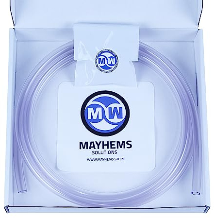 Mayhems - Premium Soft Tubing - Ultra Flex PVC - High Flexibility Version, 10 mm (3/8) Inner Diameter x 13 mm (1/2) Outer Diameter, 3 Metre Length