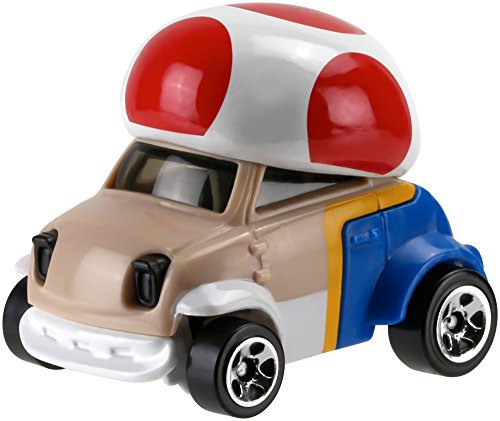 Hot Wheels Super Mario - Toad - Charakterfahrzeug im Maßstab 1 : 64