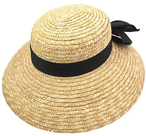 sur la tête Sombrero canotier Milan de Paja Talla única