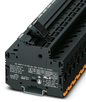 Phoenix Contact UK 10.3-HESILED N690 Anschlussklemmenblock Schwarz, 16mm², 690 V, Schraubanschluss, Packung a 10 Stück