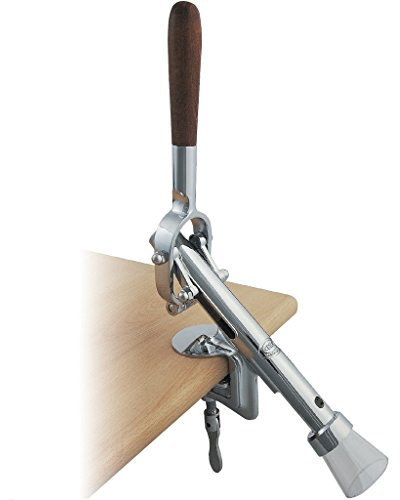 BOJ Sacacorchos de Mesa, Ideal para Profesionales Hostelería, Bares, Restaurantes, Fabricado en Guipúzcoa (Cromado)