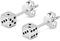 SILVEGO Damen Ohrringe aus 925 Sterling Silber Würfel Ohrstecker