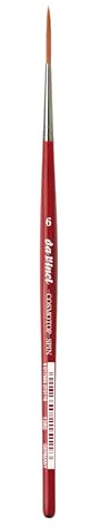 Da Vinci 1280 Series Rigger Brush, Synthetic Fiber, Red, 19.3 x 0.2 x 30 cm