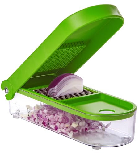 Progressive PS-3000 Onion Chopper, Plastic Stainless Steel, Green