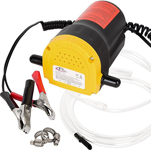 TecTake Pompe éléctrique à vidange Extraction Huile Diesel Aspiration kit Auto 12V 60W