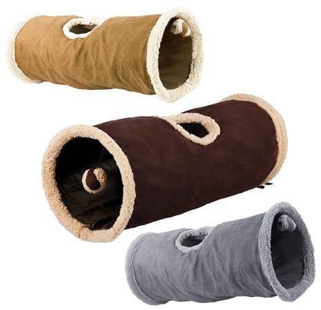 ALL FOR PAWS Lambswool Find Me Cat Tunnel
