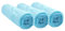 Easy Dort Lot de 3 Housses pour Matelas à Langer 50x70 / 50x80 en Coton - Turquoise