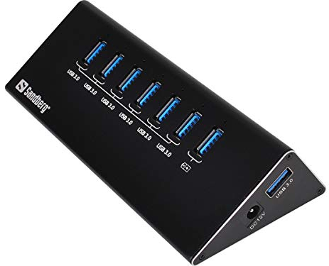 Sandberg USB 3.0 Hub mit 6 1 Anschlüssen