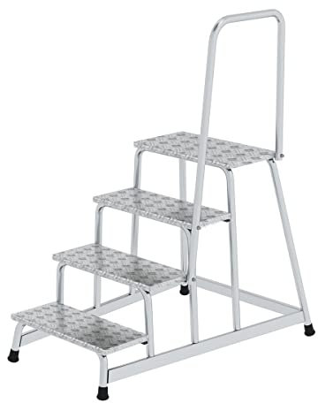 Günzburger Steigtechnik MUNK 50044 Aluminium Treppe Arbeitshöhe (max.): 2.8m Silber 13.2kg