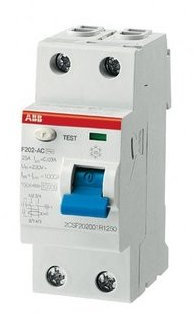 abb-entrelec f200ac – différentiel f202ac 25 A 100 mA