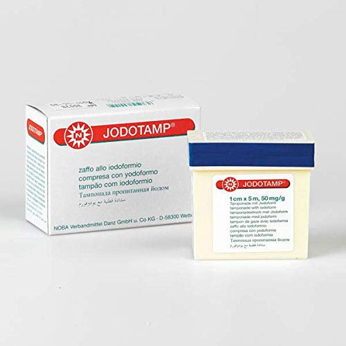 JODOTAMP Tamponadestreifen 5 cmx5 m einz.verp. 1 St