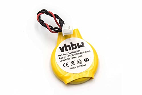 vhbw BIOS-Batterie kompatibel mit Acer Revo 3610, 3600 Computer Notebook (200 mAh, 3 V, Li-Mn) - Ersatz für 23.25006.001, CR2032CL-3