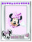 VALENTI & CO. Disney Baby Minnie Mouse - Bilderrahmen für den Tisch in Silber, Geschenkidee für Neugeborene, personalisierbar mit dem Namen des Mädchens, einfach und alles inklusive, mehrfarbig