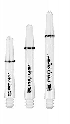 Empire Dart Schaft-Set Kunststoff Pro Grip Spin 3,8 cm Weiß