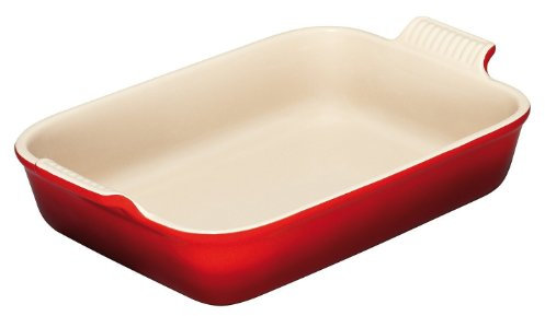 Plat à gratin Familial rectangulaire Cerise dimension 37 x 32