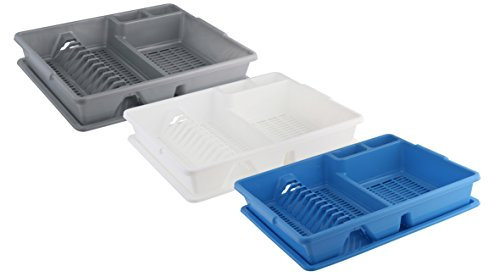 axentia Geschirrabtropfkorb 47 x 38 cm Tablett -farblich sortiert, 232065