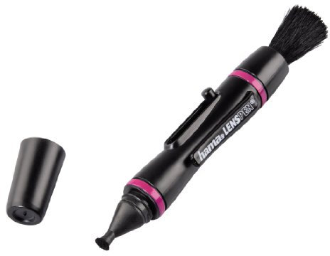 Hama Reinigungsstift für Okulare und Smartphone-Kameras, 9 cm lang, Lenspen MicroPro II, Lila/Schwarz