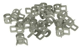 Schlauchschellen 6mm - 20 Stück - universal