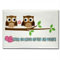 30th Anniversary Owl Couple Fridge Magnet #266