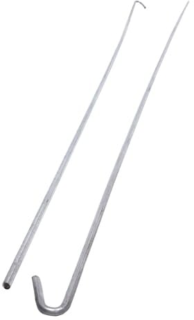 PROTEKTOR 100x Abhängedraht mit Haken für Abhänger 750mm Silber | Trockenbau Zubehör aus verzinktem Stahl für Deckenprofile, Made in Germany