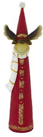 EGLO X-Mas Stand Figur Rentier Zipfel Mütze Advents Zeit Dekoration Weihnachten Strick Design 41264