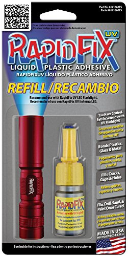 RapidFix UV Liquid Plastic Adhesive 10ml Single Pack Refill