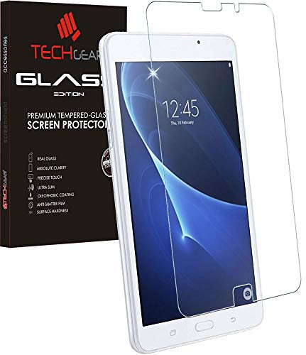 TECHGEAR Galaxy Tab A 7.0 Pouces VERRE, Protecteur d'Écran Original en Verre Trempé Compatible pour Samsung Galaxy Tab A 7.0 Pouces (SM-T280 / SM-T285)