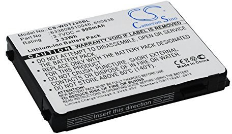 Wasp WDT2200, RS-232 Replacement Battery, dmc(TM)